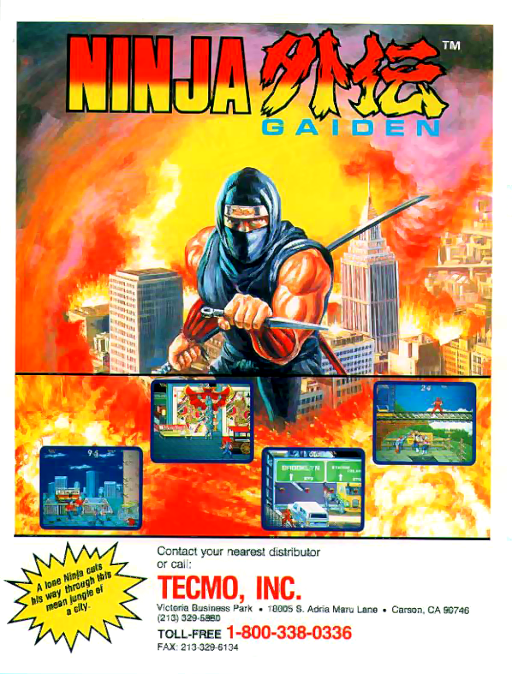 Ninja Gaiden (US) MAME2003Plus Game Cover